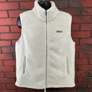 Sage Collective Women's Sherpa Fleece Vest Size Large Black Plaid Lining Full Zi